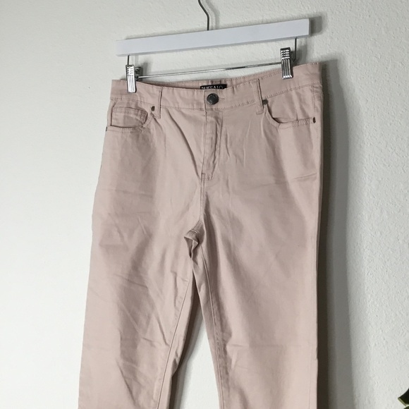 Buffalo Pale Pink Mid-Rise Skinny Pants - Picture 2 of 6